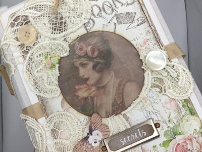 Personal Journal. Gift Journal for Writing Enthusiasts “Lovely Ladies of the 1920s” - image5